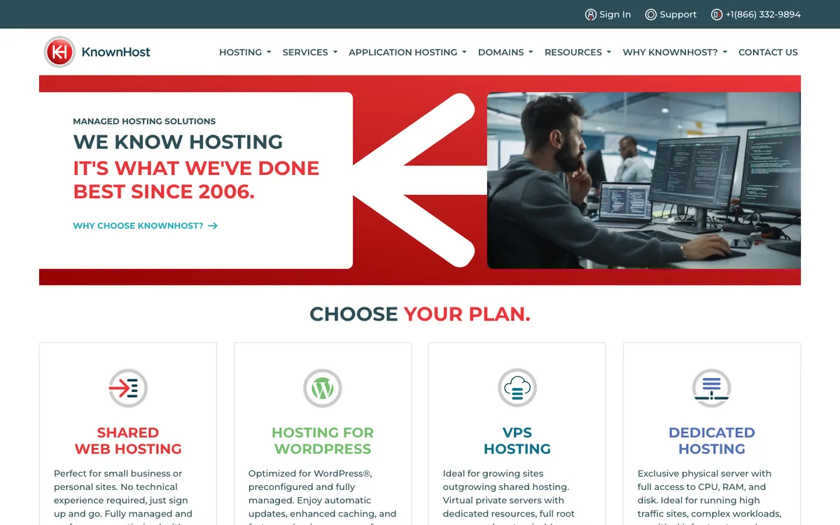 KnownHost homepage